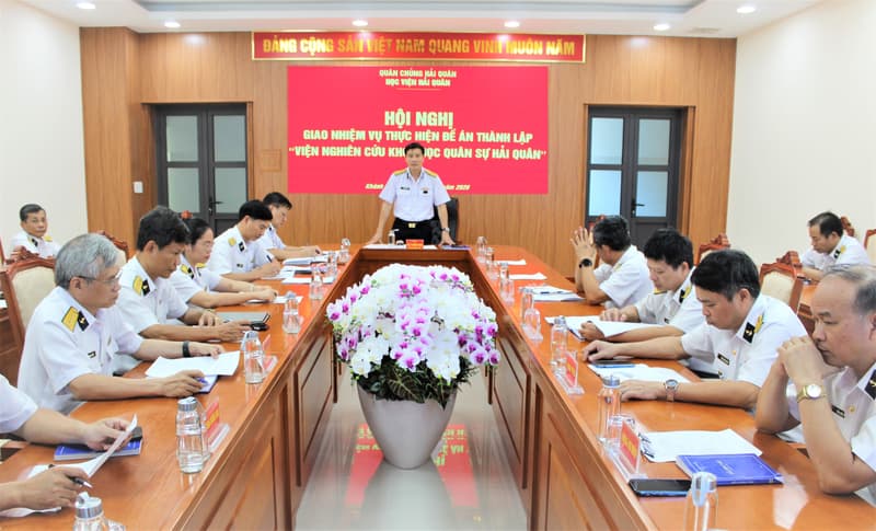 Giao nhiệm vụ thực hiện Đề án thành lập “Viện nghiên cứu khoa học quân sự hải quân”