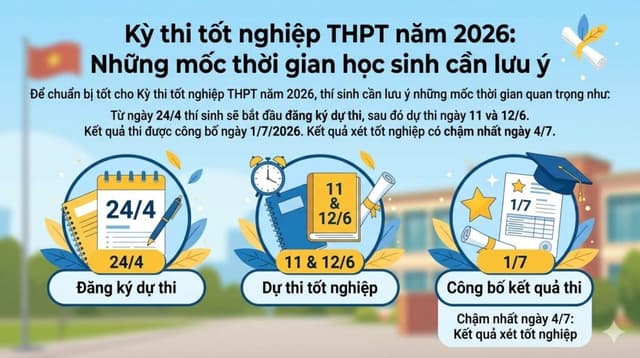 Quy định về cộng điểm ưu tiên khi xét tốt nghiệp THPT 2026