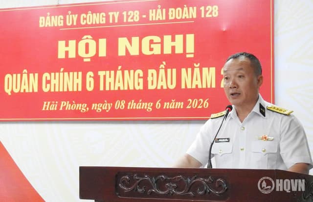Công ty 128: Hội nghị quân chính 6 tháng đầu năm 2026
