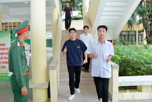 Điểm sàn xét tuyển vào các trường Quân đội năm 2026: Cao nhất là 25 điểm