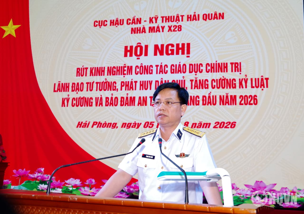 Nâng cao chất lượng giáo dục chính trị, lãnh đạo tư tưởng ở Nhà máy X28