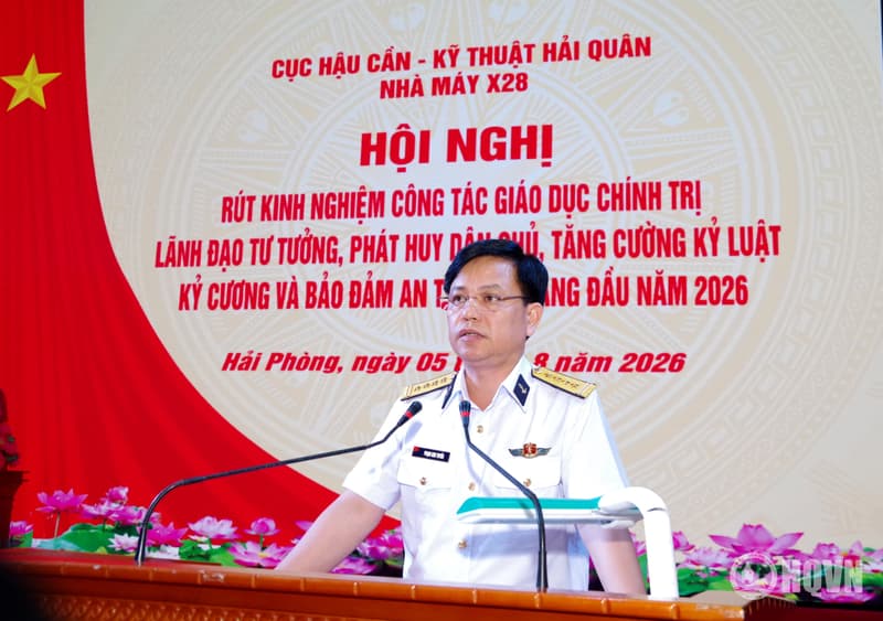 Nâng cao chất lượng giáo dục chính trị, lãnh đạo tư tưởng ở Nhà máy X28