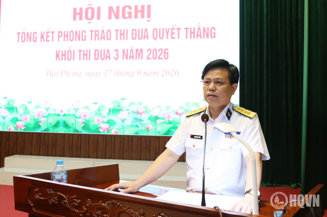 Khối thi đua 3 Cục Hậu cần - Kỹ thuật Hải quân tổng kết công tác thi đua năm 2026