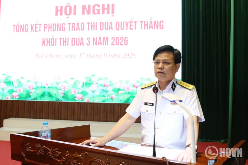 Khối thi đua 3 Cục Hậu cần - Kỹ thuật Hải quân tổng kết công tác thi đua năm 2026