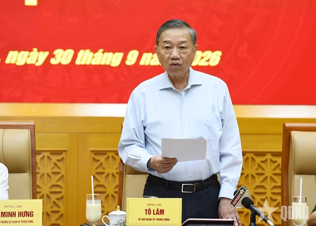 Tổng Bí thư, Chủ tịch nước Tô Lâm chủ trì Hội nghị Quân ủy Trung ương