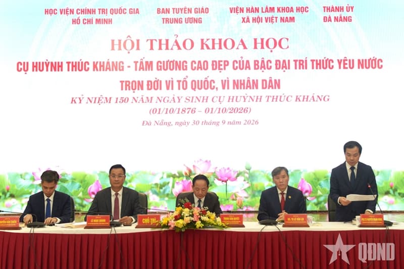 Hội thảo khoa học “Cụ Huỳnh Thúc Kháng - Tấm gương cao đẹp của bậc đại trí thức yêu nước, trọn đời vì Tổ quốc, vì nhân dân”