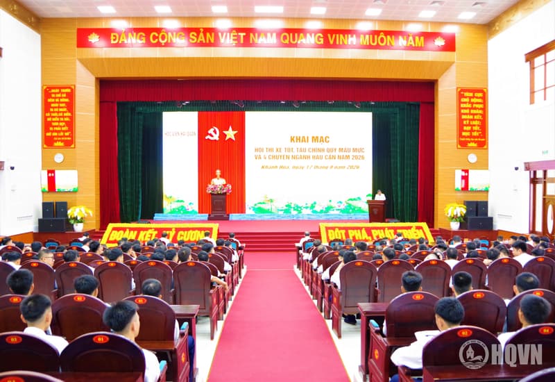 Học viện Hải quân: Hội thi xe tốt, tàu chính quy mẫu mực