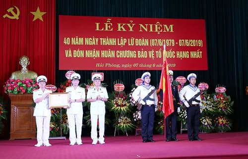 Lữ đoàn 679, Vùng 1 Hải quân: Đón nhận Huân chương Bảo vệ Tổ quốc hạng Nhất
