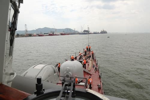 Tàu 18 tham gia Diễn tập Hàng hải ASEAN – Hoa Kỳ 2019