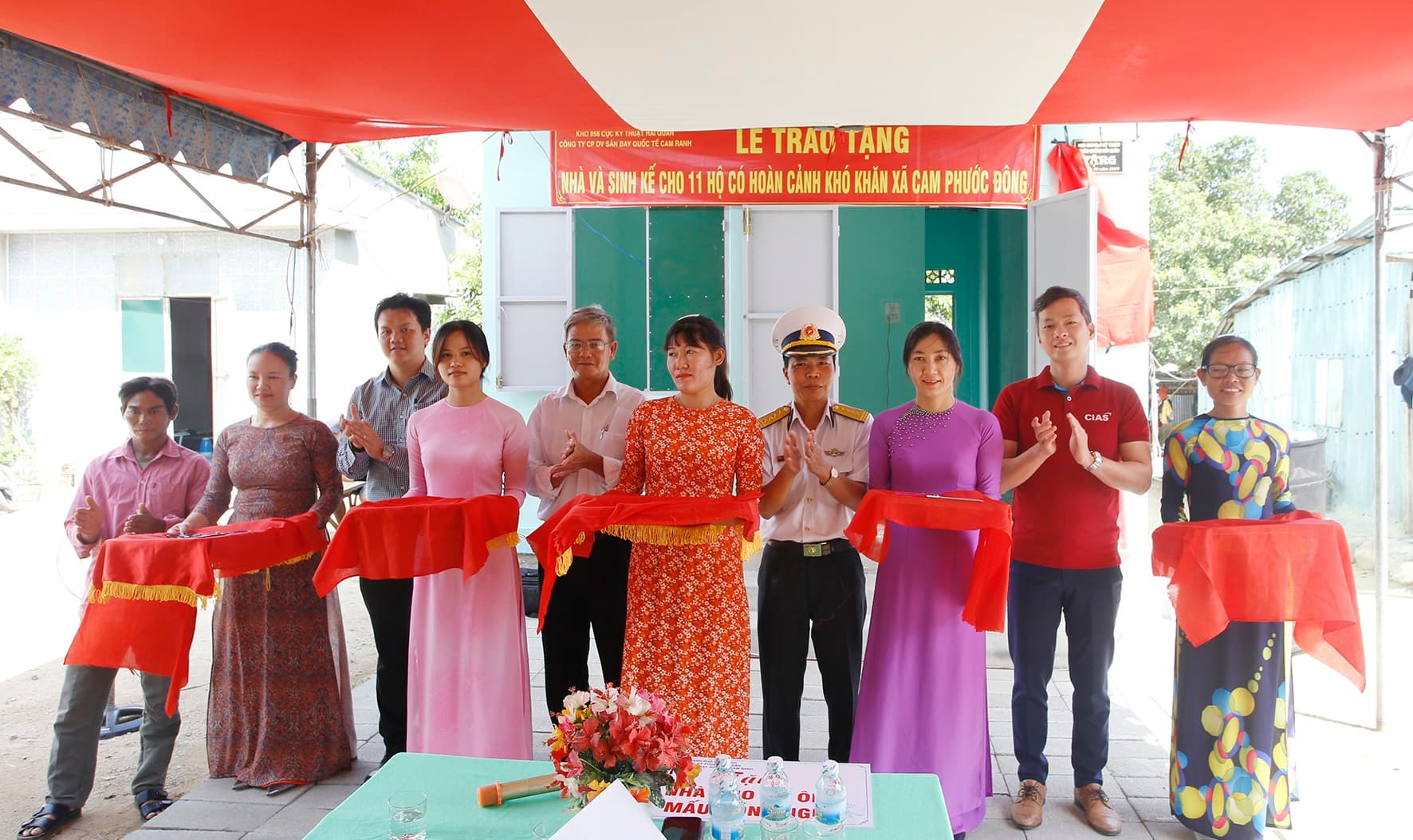 Kho 858, Cục Kỹ thuật Hải quân: Tặng nhà ở cho gia đình có hoàn cảnh khó khăn