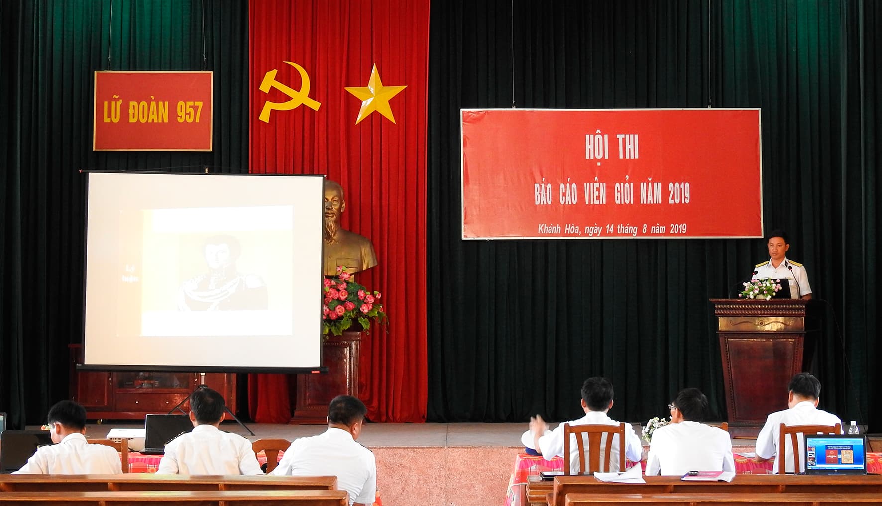 Lữ đoàn 957: Hội thi báo cáo viên giỏi năm 2019