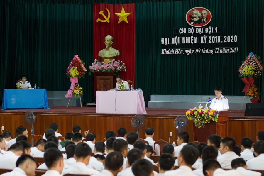 Chi bộ Đại đội 1, Đảng bộ cơ sở Tiểu đoàn 2 Đại hội nhiệm kỳ 2018-2020