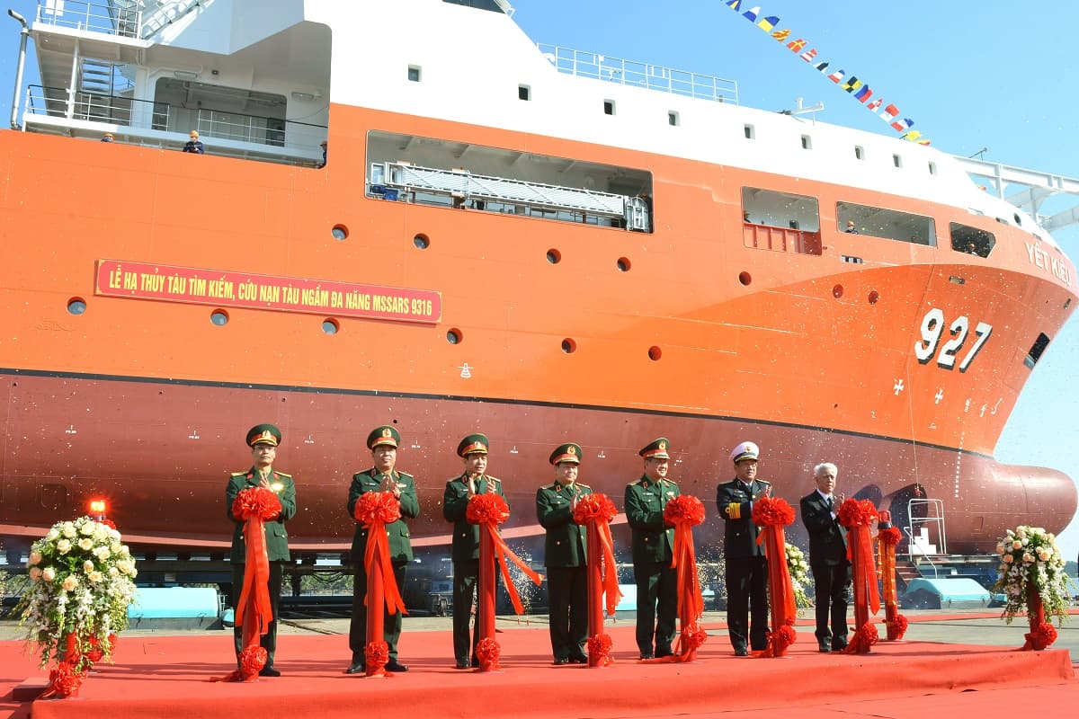 Hạ thủy tàu tìm kiếm cứu nạn đa năng MSSARS 9316