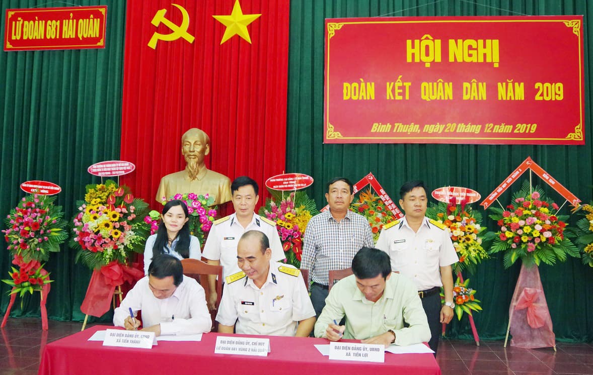 Lữ đoàn 681: Hội nghị đoàn kết quân dân năm 2019