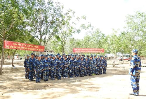 Hải đoàn 129, Quân cảng Sài Gòn: Kiểm tra bắn đạn thật súng K54 và súng tiểu liên AK năm 2019