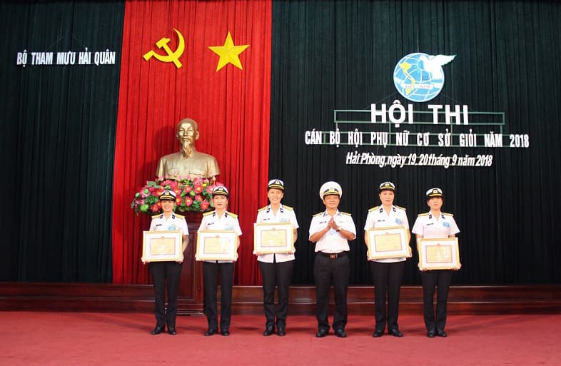 Bộ Tham mưu Hải quân: Hội thi cán bộ Hội phụ nữ cơ sở giỏi