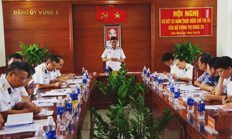 Vùng 2 Hải quân sơ kết 2 năm thực hiện Chỉ thị số 05-CT/TW của Bộ Chính trị