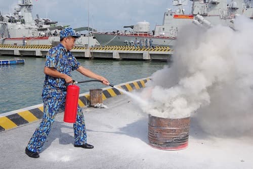 Lữ đoàn 167 tổ chức hội thao phòng cháy, chữa cháy