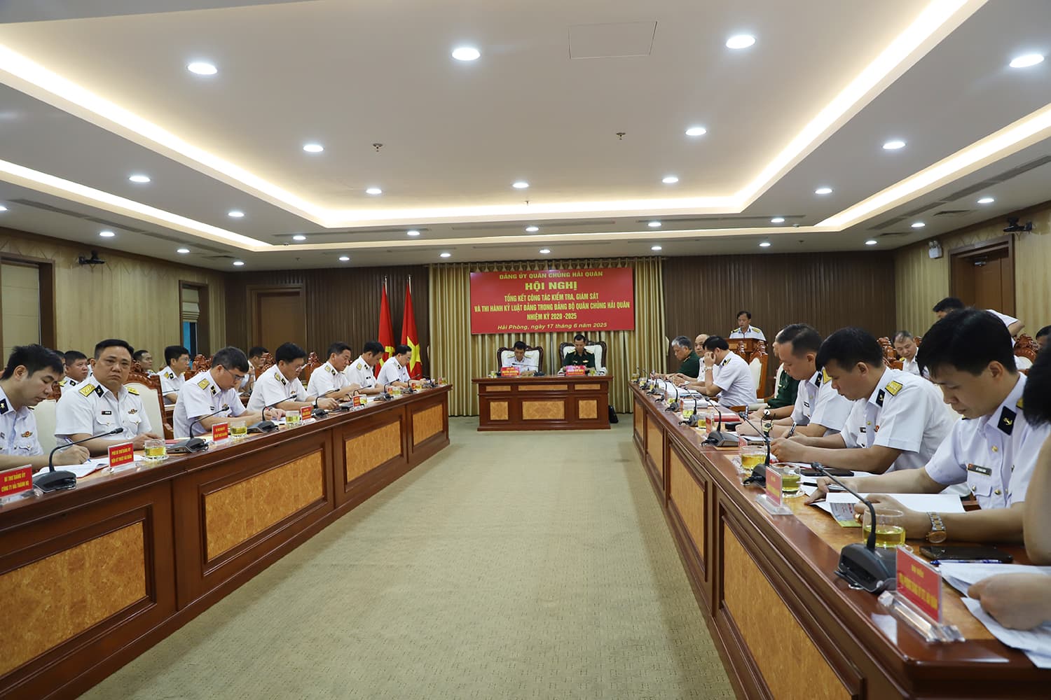 Tổng kết công tác kiểm tra, giám sát và thi hành kỷ luật đảng trong Đảng bộ Quân chủng Hải quân nhiệm kỳ 2020-2025