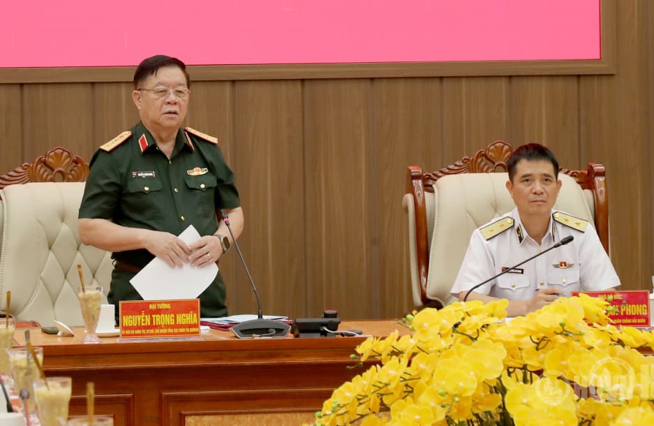 Đại tướng Nguyễn Trọng Nghĩa dự Hội nghị ra nghị quyết lãnh đạo 6 tháng cuối năm 2026 của Đảng ủy Quân chủng Hải quân