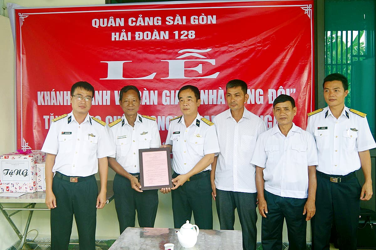 Hải đoàn 128: Khánh thành và bàn giao nhà đồng đội, nhà tình nghĩa tại Thanh Hóa