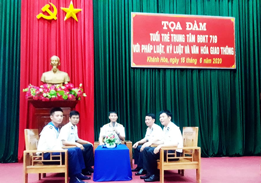 Tọa đàm “Tuổi trẻ Trung tâm 719 với pháp luật, kỷ luật và văn hóa giao thông”