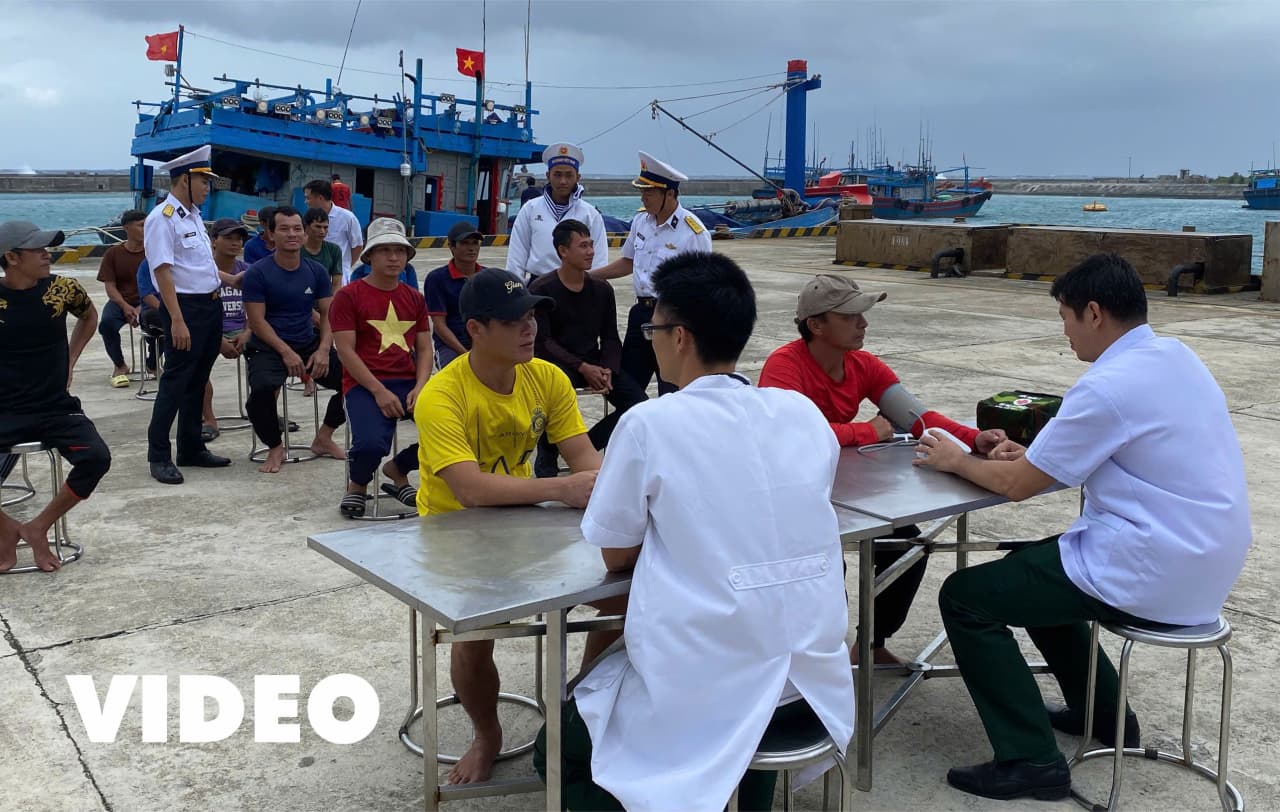 Đặc khu Trường Sa hỗ trợ hơn 200 tàu cá với trên 2500 ngư dân, vào neo đậu an toàn