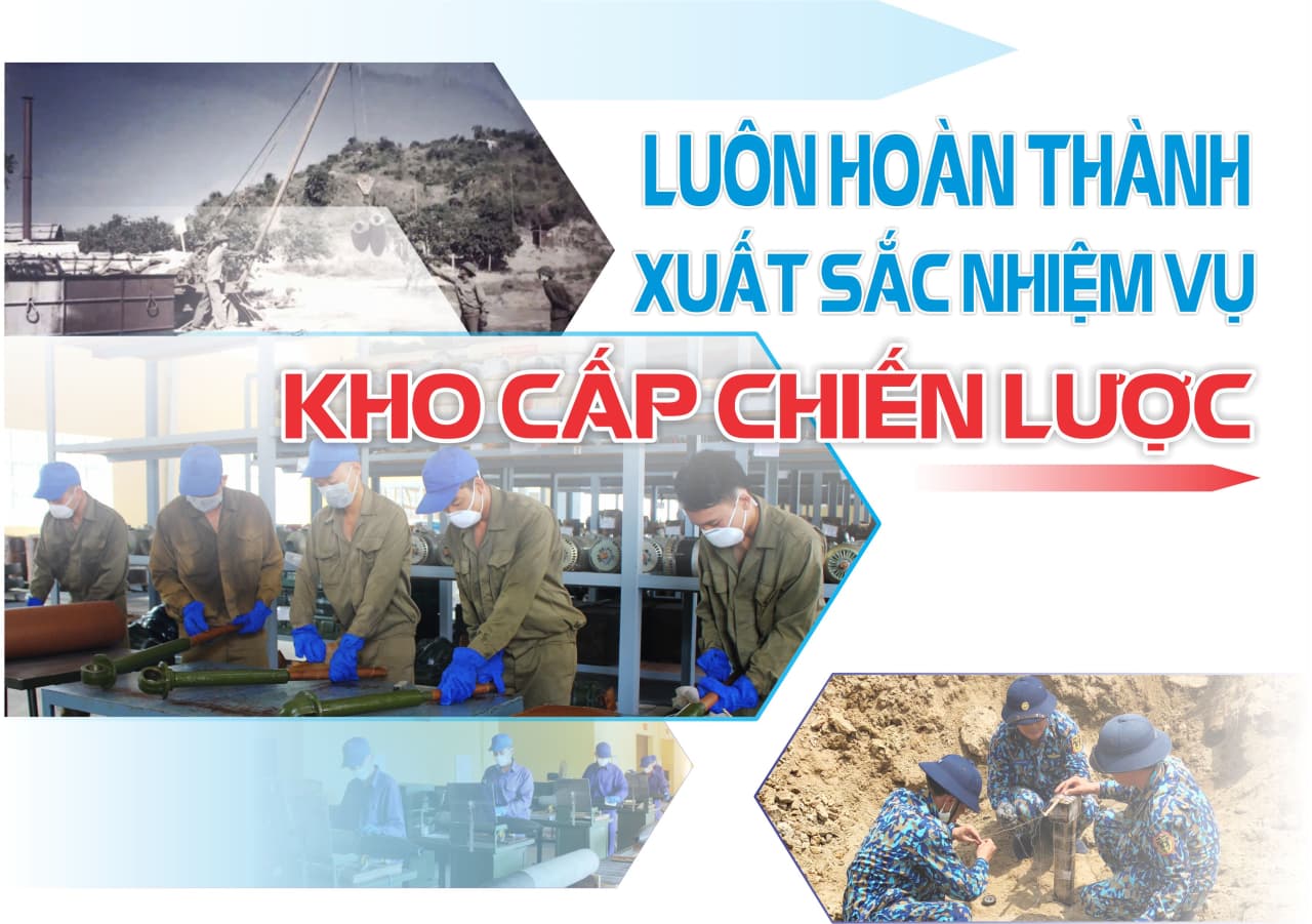 LUÔN HOÀN THÀNH XUẤT SẮC NHIỆM VỤ KHO CẤP CHIẾN LƯỢC