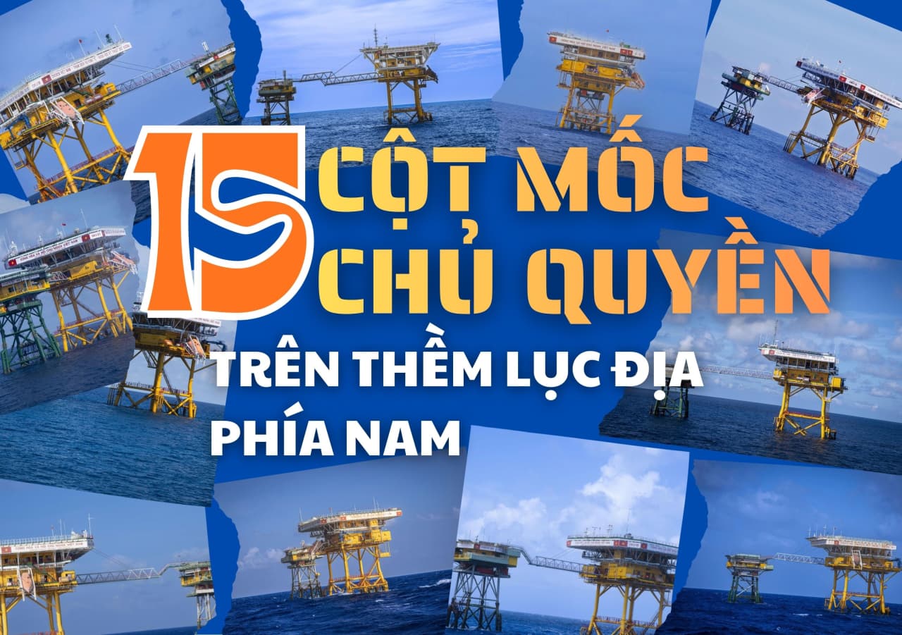 "Mười lăm cột mốc chủ quyền" trên thềm lục địa phía Nam
