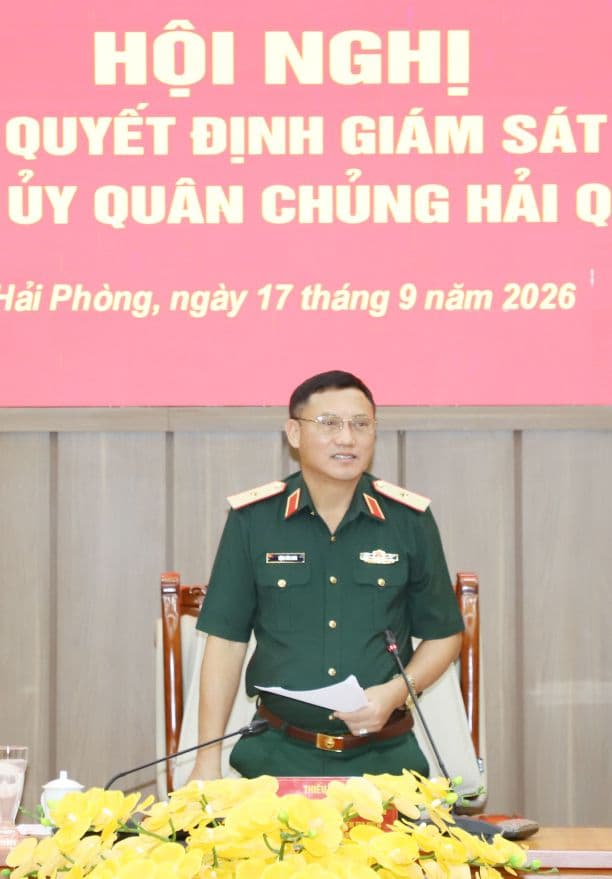 Công bố quyết định giám sát đối với Đảng ủy Quân chủng Hải quân