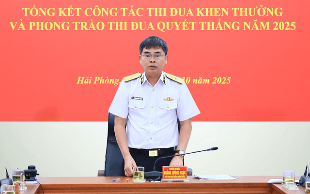 Bộ Tham mưu Hải quân tổng kết công tác thi đua khen thưởng và phong trào thi đua quyết thắng