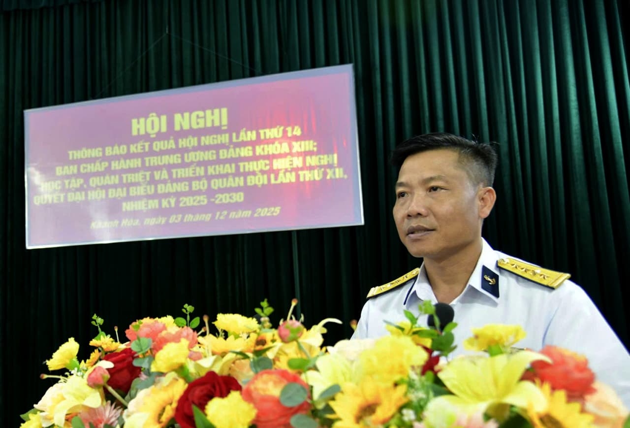 Lữ đoàn 955 cụ thể hóa nghị quyết của Trung ương và Đảng bộ Quân đội vào chương trình, kế hoạch công tác