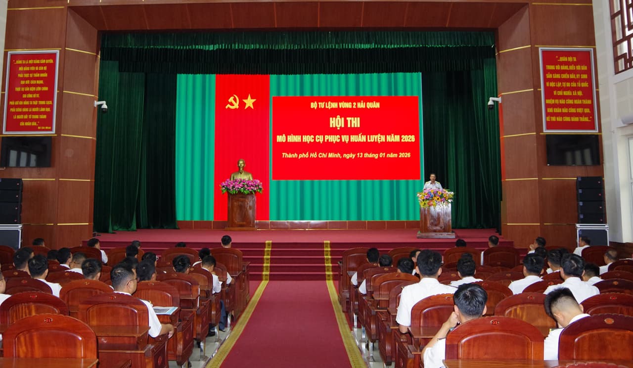 Vùng 2 Hải quân thi mô hình học cụ phục vụ huấn luyện