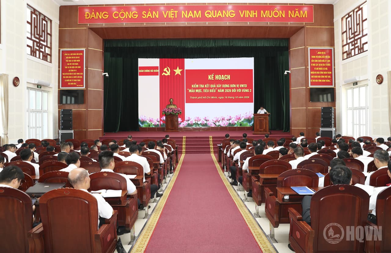 Quân chủng Hải quân kiểm tra xây dựng đơn vị vững mạnh toàn diện tại Vùng 2