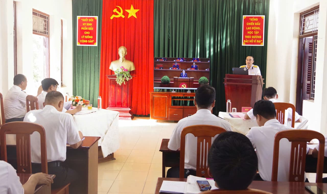 Lữ đoàn 681 tổ chức Hội thi báo cáo viên năm 2026