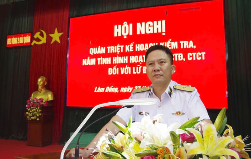 Vùng 2 Hải quân kiểm tra công tác đảng, công tác chính trị tại Lữ đoàn 681