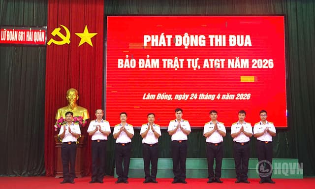 Lữ đoàn 681 phát động thi đua bảo đảm an toàn giao thông năm 2026