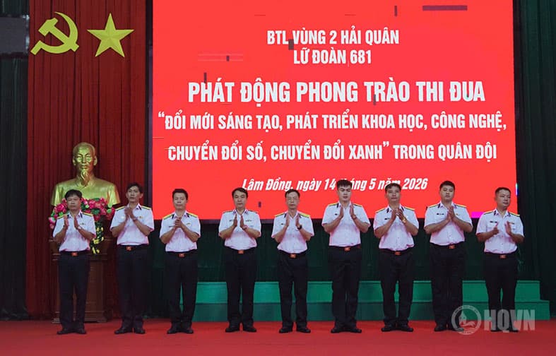 Lữ đoàn 681 phát động phong trào thi đua “Đổi mới sáng tạo, phát triển khoa học, công nghệ, chuyển đổi số, chuyển đổi xanh”