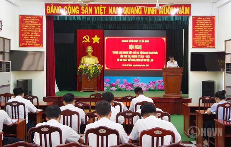Đoàn cơ sở Hải đoàn 129 thông báo kết quả Đại hội đại biểu Đoàn toàn quốc