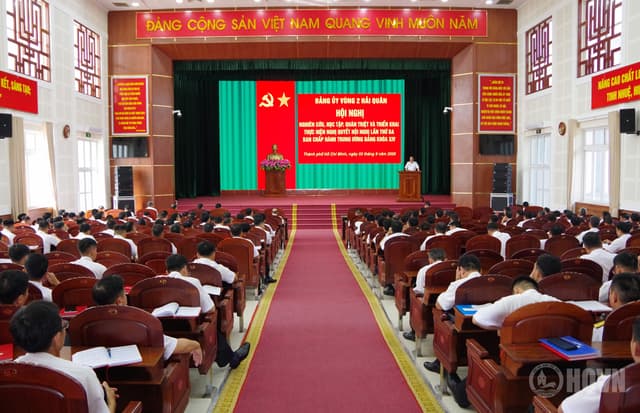 Đảng ủy Vùng 2 quán triệt nghị quyết hội nghị Trung ương 3 khóa XIV