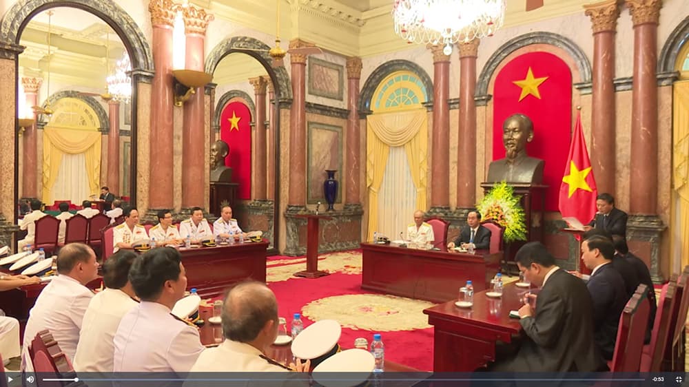 Chủ tịch nước gặp mặt đại biểu Cựu chiến binh Đoàn tàu Không số