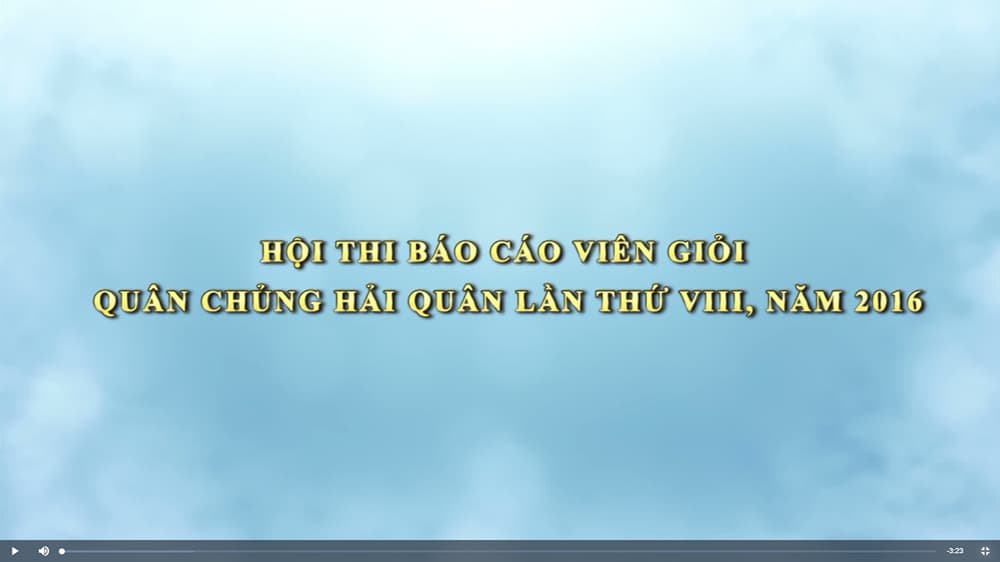 Hội thi báo cáo viên giỏi Quân chủng Hải quân lần thứ 8 năm 2016