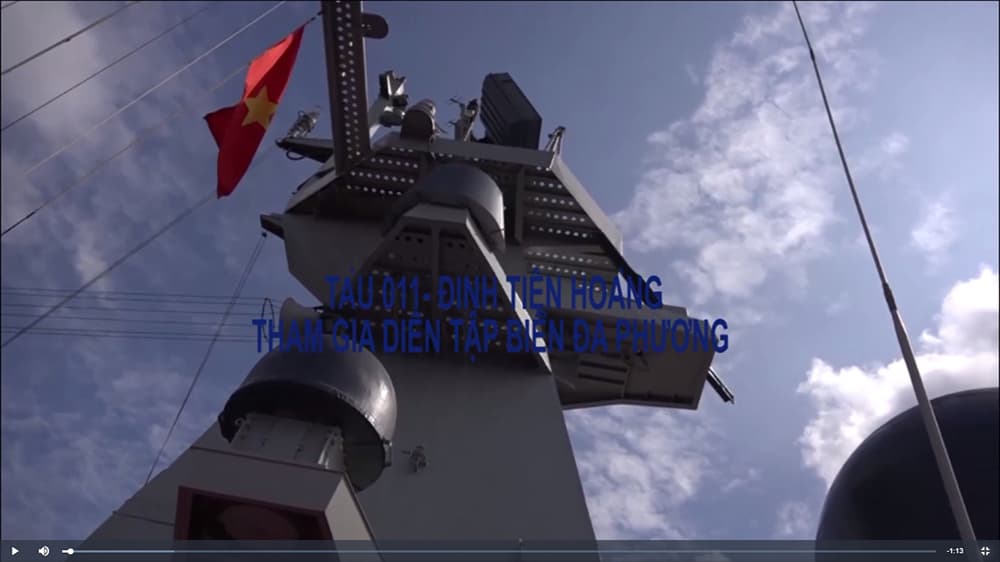 Tàu 011- Đinh Tiên Hoàng tham gia Diễn tập biển đa phương