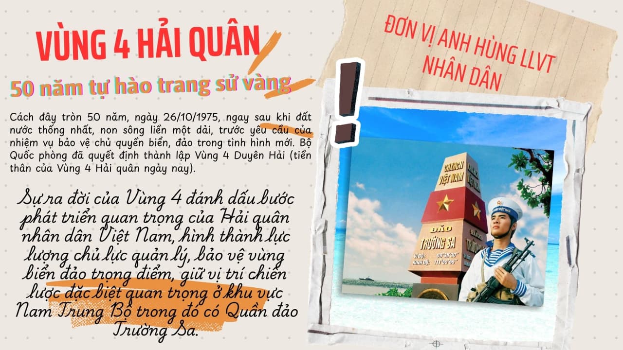 Vùng 4 Hải quân: 50 năm tự hào trang sử vàng
