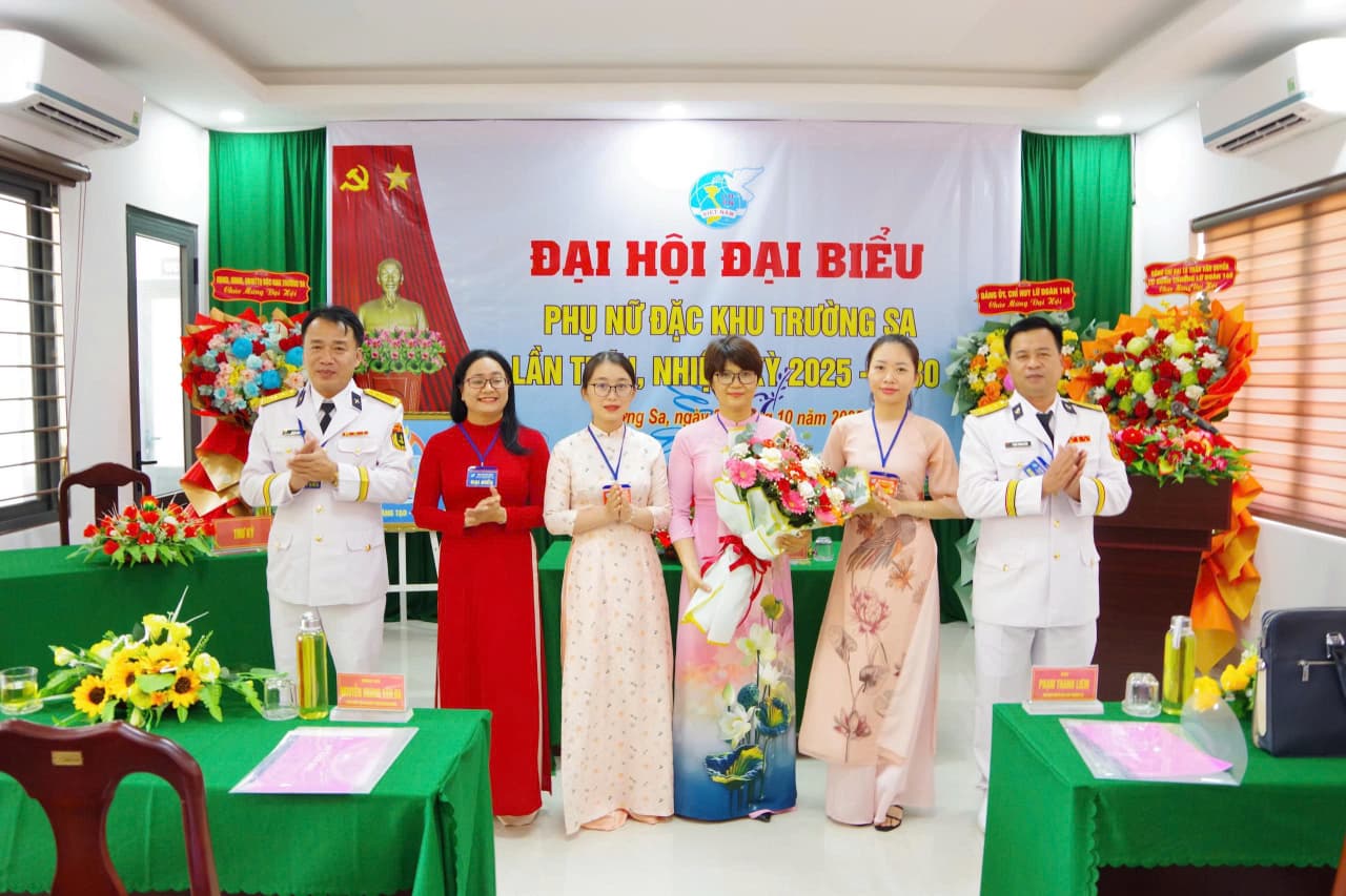 Đại hội phụ nữ đặc khu Trường Sa nhiệm kỳ 2025-2030