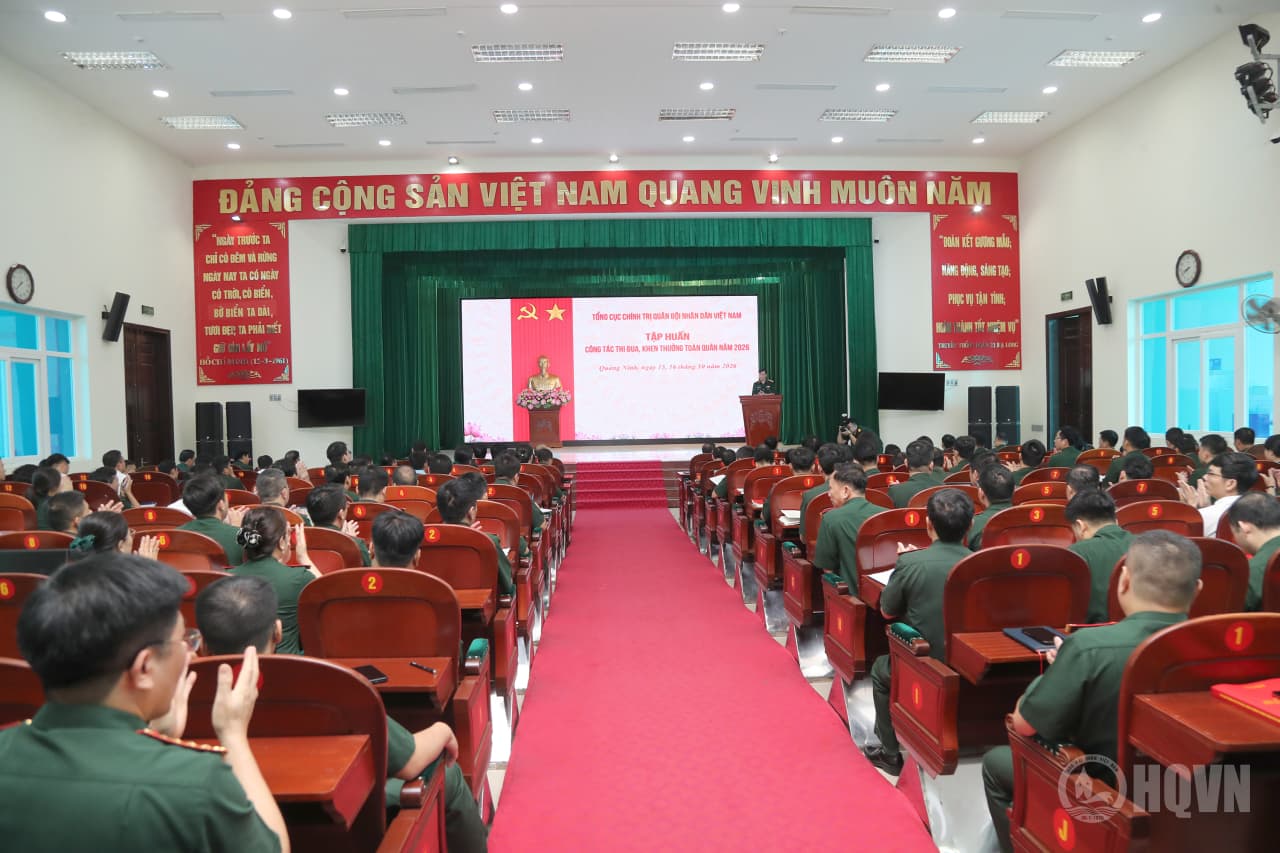 Tổng cục Chính trị tập huấn nghiệp vụ công tác thi đua, khen thưởng toàn quân năm 2026