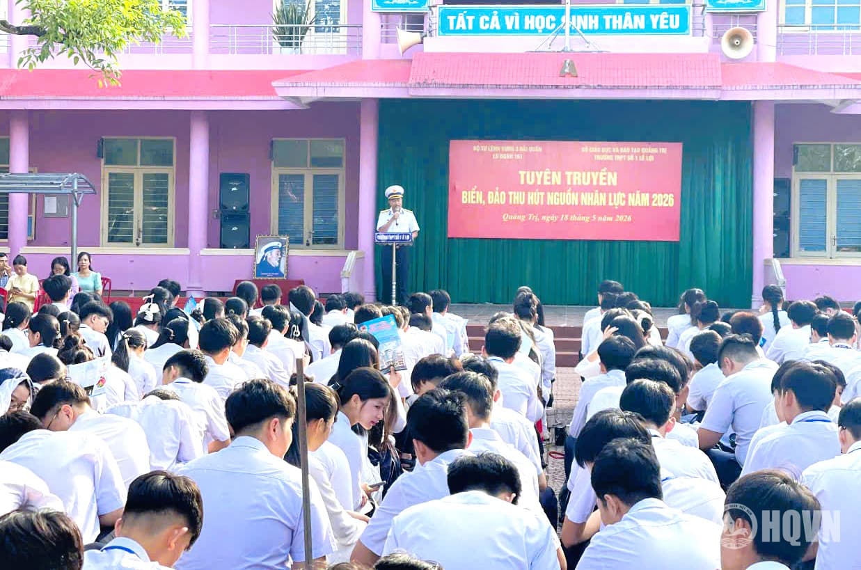 Lữ đoàn 161 thông tin về biển đảo tại tỉnh Quảng Trị