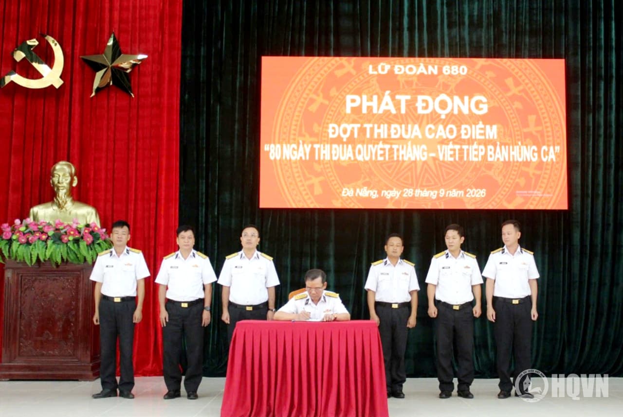 Lữ đoàn 680 phát động thi đua cao điểm