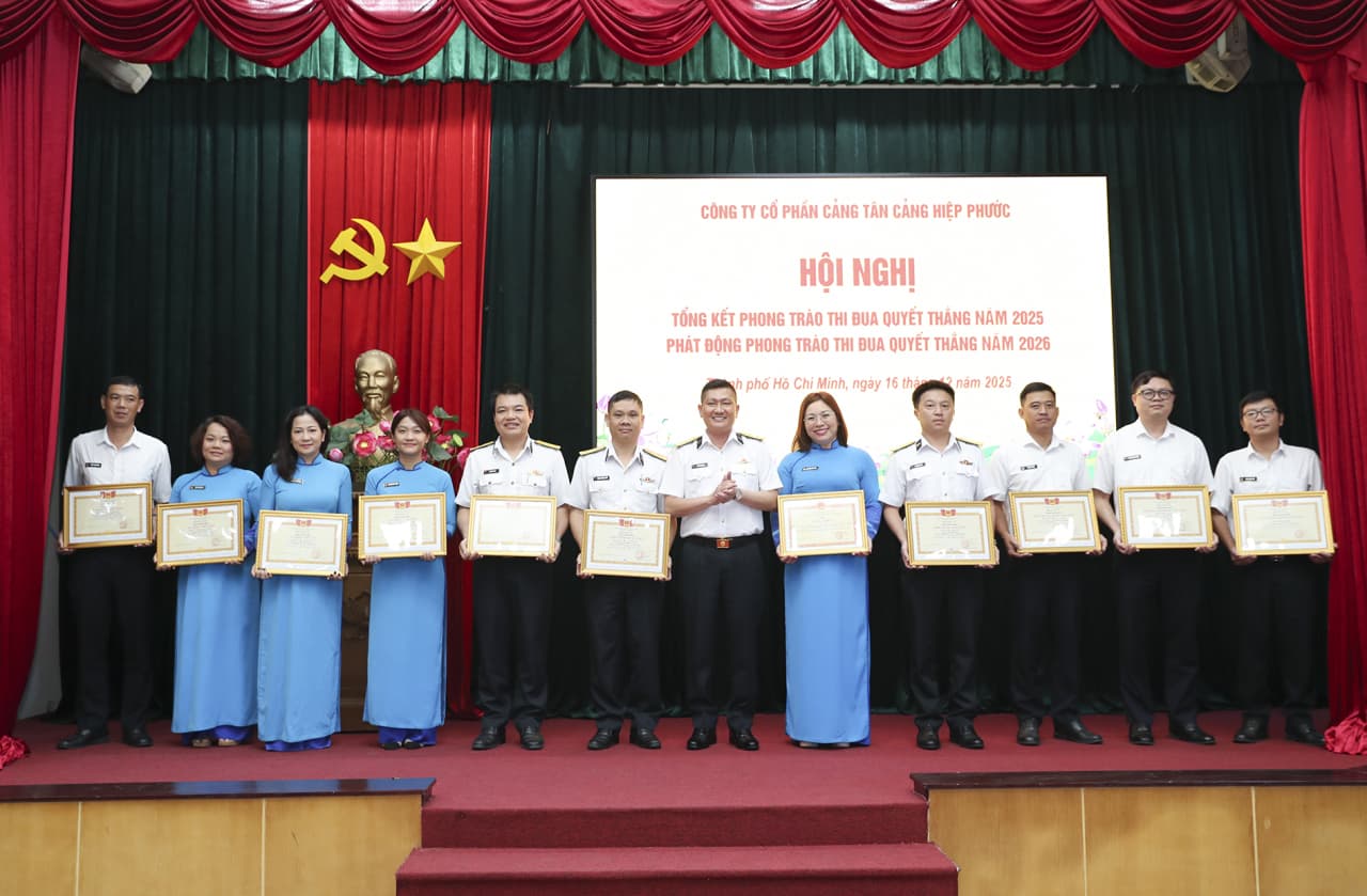 Công ty CP Cảng Tân cảng Hiệp Phước tổng kết công tác năm 2025