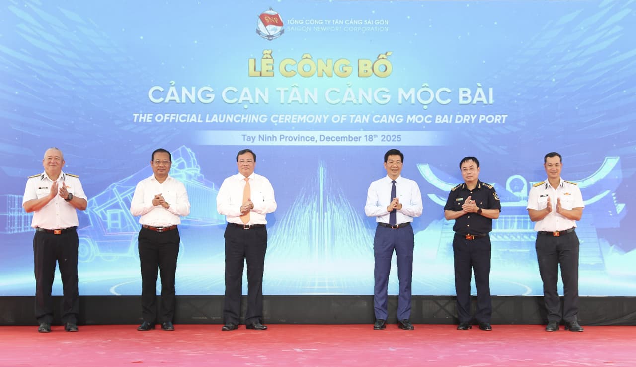 Cảng cạn Tân cảng - Mộc Bài chính thức vận hành thúc đẩy thương mại xuyên biên giới Việt Nam - Campuchia